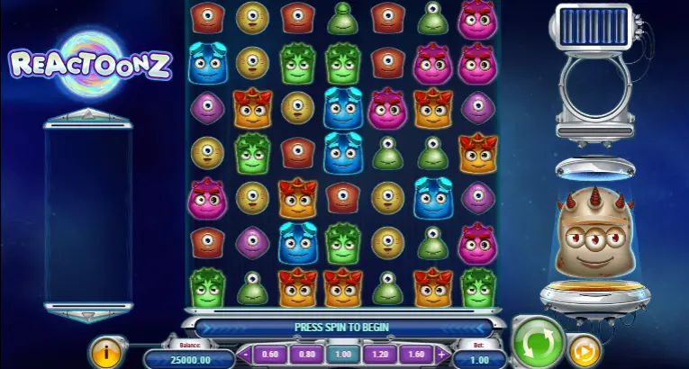 Reactoonz slot