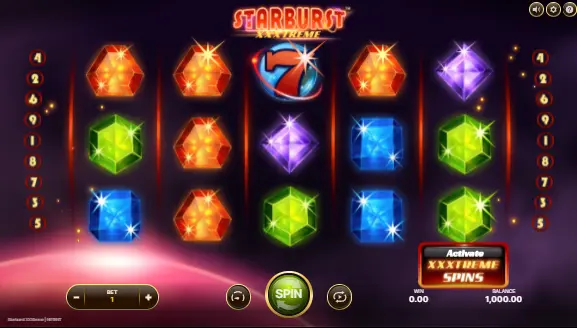 Starburst slot